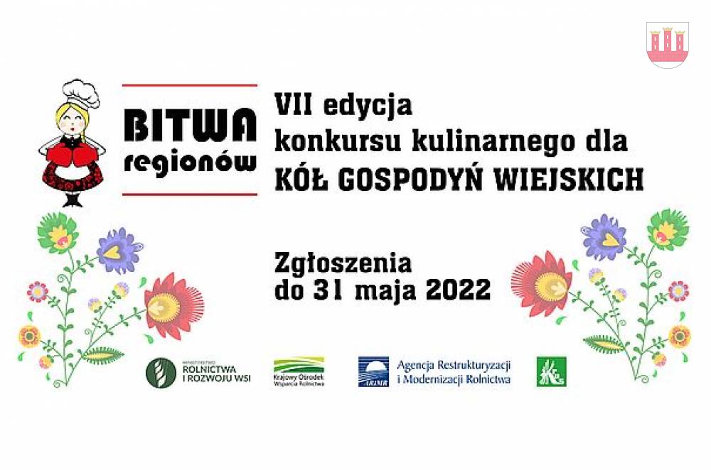 : Plakat promujący konkurs kulinarny Bitwa Regionów.